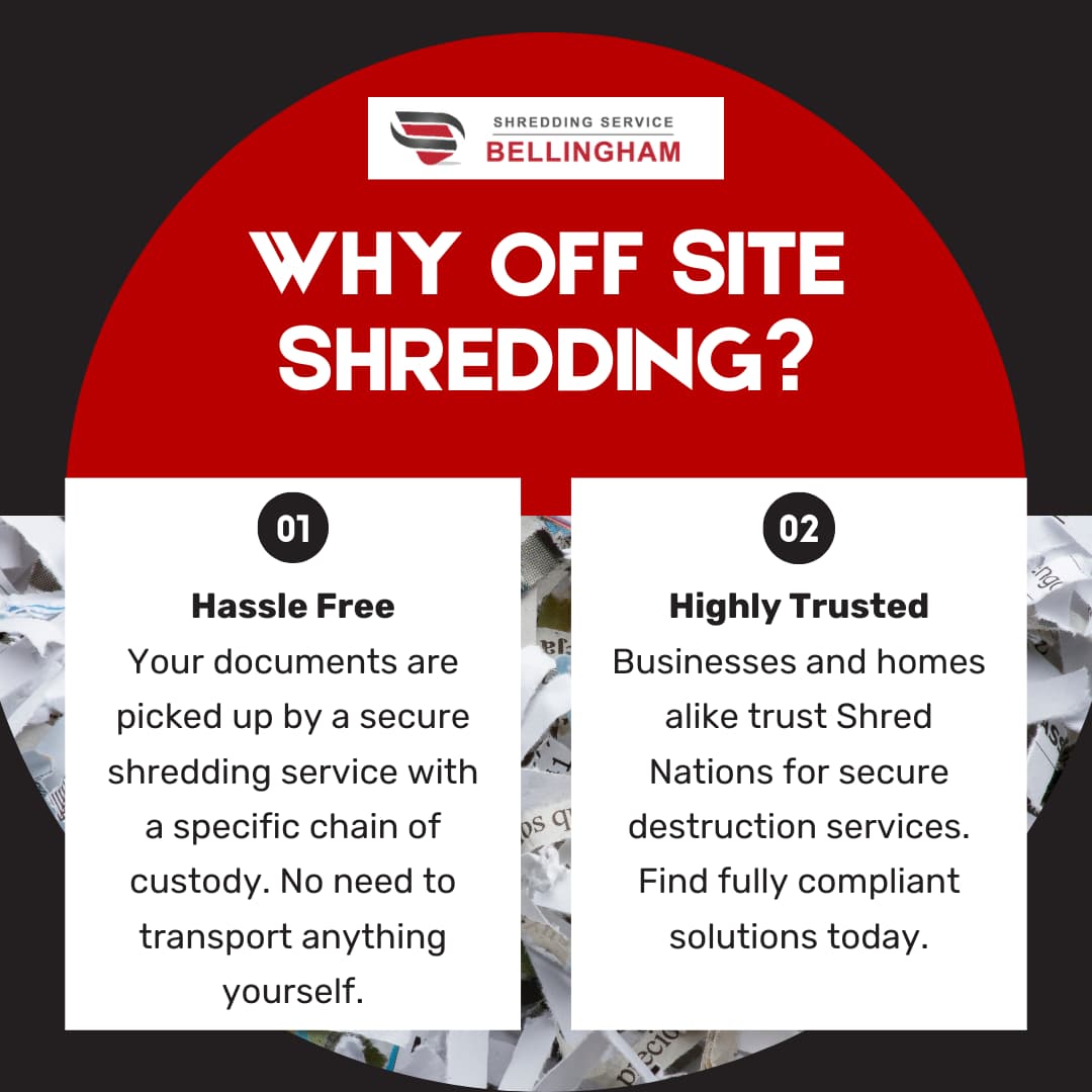 Off Site Destruction Services Bellingham Shredding